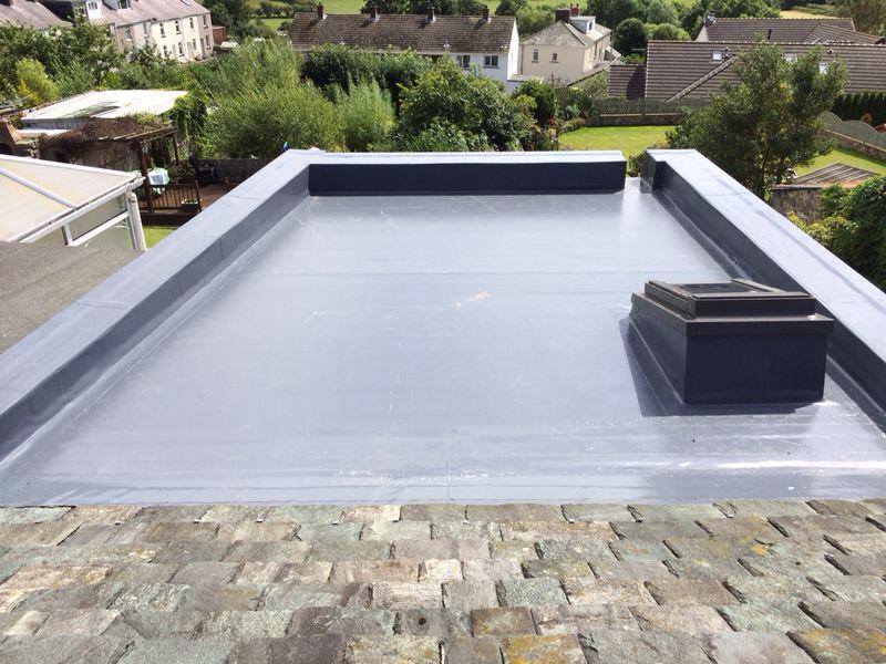 flat roof installation