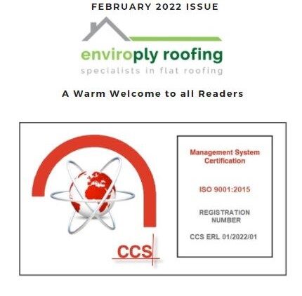 February Newsletter - Enviroply Roofing