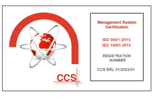 ISO 14001:2015 certified
